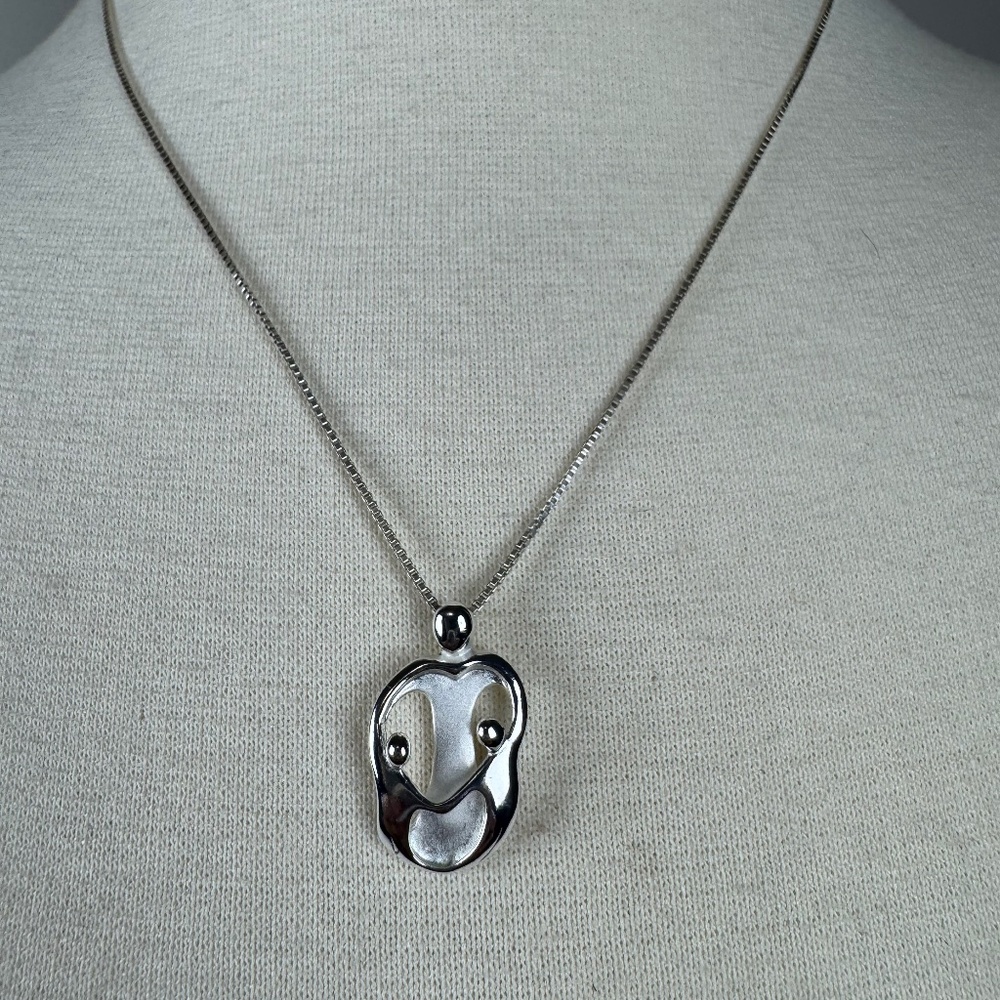 Carolyn Pollack Silver Heart Necklace
